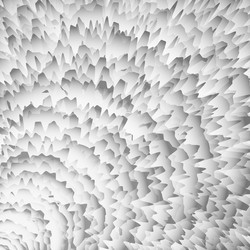 exploding wavy abstract forms spreading from vector image