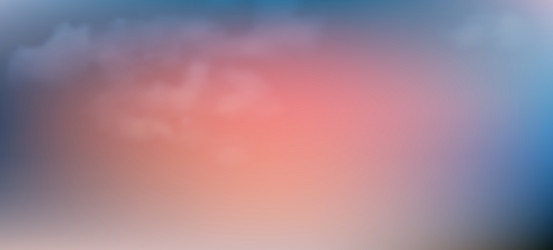 modern colorful gradient background with clouds vector image