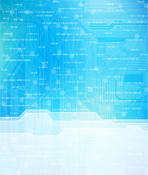 Tech Circuit Background vector image