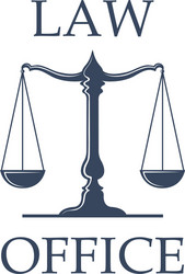 Scales of Justice Law Icon Vector Image