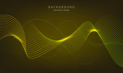 abstract wave background element for design vector image