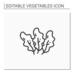 Spinach color icon Royalty Free Vector Image - VectorStock