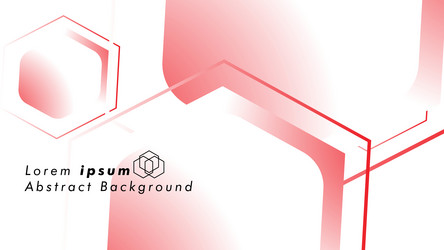 abstract background concepts of hexagon shapes vector image
