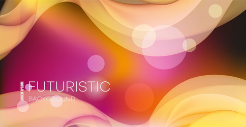 simple fluid color gradient abstract background vector image
