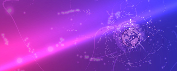 technology data background idea of global vector image