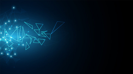 technology background with hi-tech digital data vector image