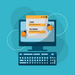 computer login and password bug attack vector