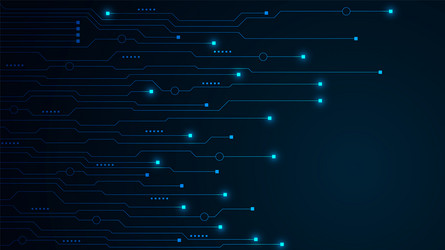 Technology background with hi-tech digital data vector