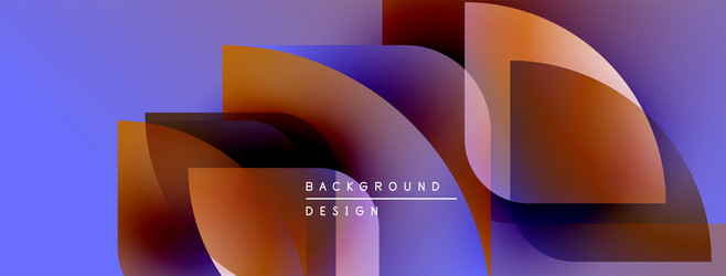 abstract design features overlapping shapes vector image