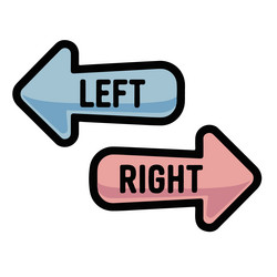 blue download button icon with hand cursor click vector image