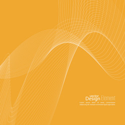 Tech Wave Background vector image