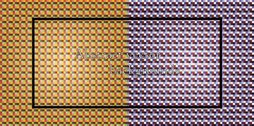 set of seamless patterns repeating geometric vector