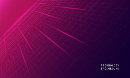 creative design with color lines of retro sci-fi vector image