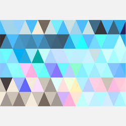 Pattern triangle with full color can vector