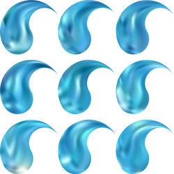 gradient background in form a shape vector image
