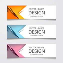 abstract web banner design background or header vector image