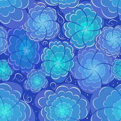 Flower floral seamless pattern background vector