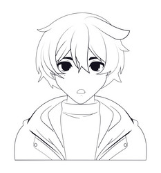 anime boy avatar 11484429 Vector Art at Vecteezy