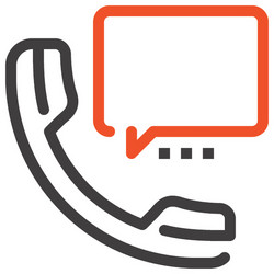 message bubble icon vector image