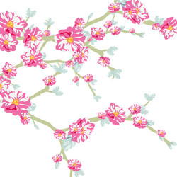 Elegant Floral Branch Vector Image