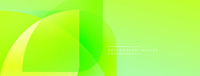 abstract green gradients overlap creating dynamic vector image