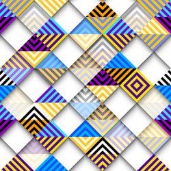 Geometric Abstract Triangles Pattern vector