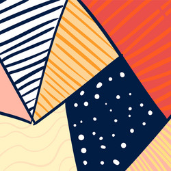 abstract striped and pointed pattern background vector image