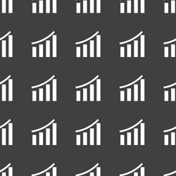 Straight black bar graphic pattern vector