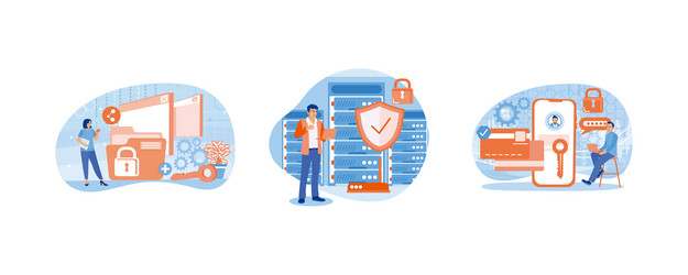 cyber security system storing documents in a data vector image