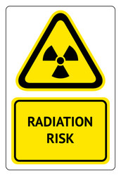 Radiation hazard sign Royalty Free Vector Image