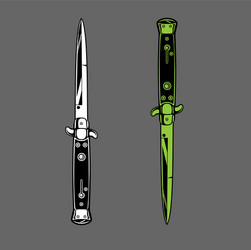 Switchblader Drawing Switchblade Knife Drawing