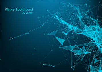Abstract connecting dots and lines connection vector