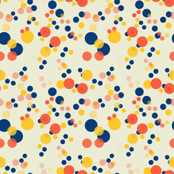 celebration confetti seamless pattern vector