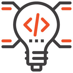 programming solutions icon vector image