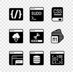 Set programming language syntax code terminal vector