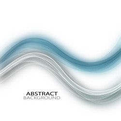 Smooth abstract border wave soft dotted background vector