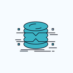 database data architecture infographics vector image