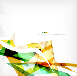 angular geometric color shapes vector image