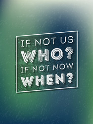 Typography poster with motivational quote Vector Image