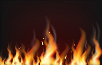 Burning flames background Royalty Free Vector Image