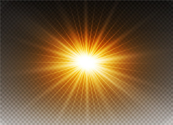 glow light effect star burst with sparkles vector