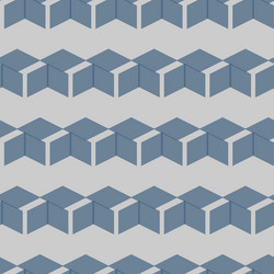 seamless cube like geometric pattern from shape vector image