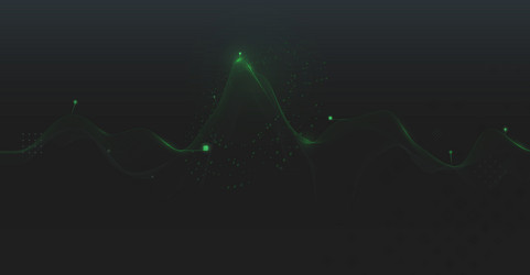 Abstract Data Flow Network vector image