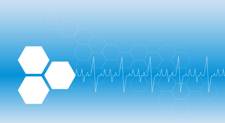 Abstract geometric hexagon pattern overlay vector