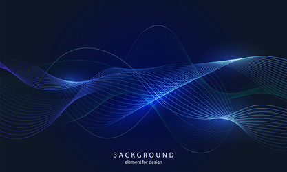abstract wave background element for design vector image