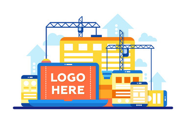 programming tools - flat design vector image
