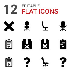 Question icons vector