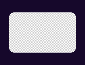 Old cinematic frame overlay texture on transparent