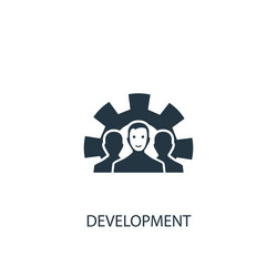 development icon simple element vector