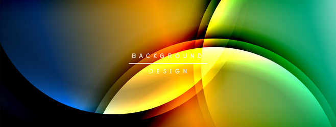 gradient and shadow wave line geometric background vector image
